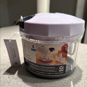 Mainstays White Storage Containers with Secure Lids